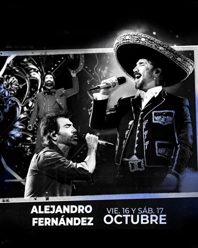 Boletos Alejandro Fernandez Palenque Fiestas de Octubre 2026