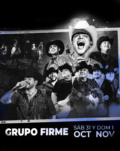 Boletos Grupo Firme Palenque Fiestas de Octubre 2026