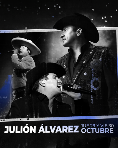 Boletos Julion Alvarez Palenque Fiestas de Octubre 2026