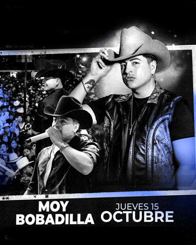 Boletos Moy Bobadilla Palenque Fiestas de Octubre 2026